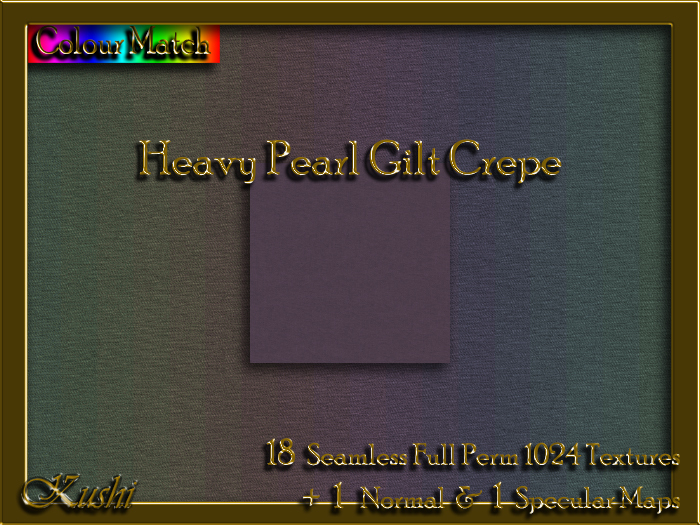 !Kushi! HeavyPearlGiltCREPE Textures -WearToUnpack