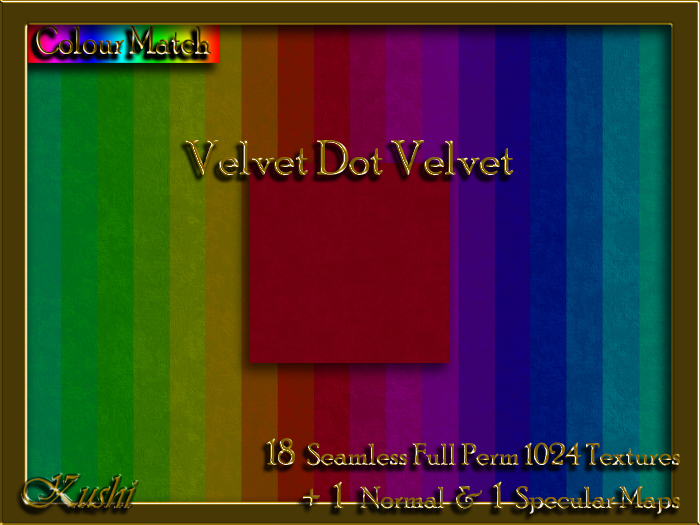 !Kushi! VelvetDotVELVET Textures -WearToUnpack