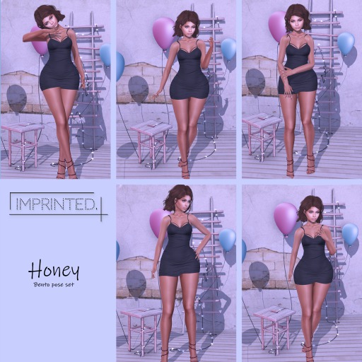 IMPRINTED. Honey bento pose
