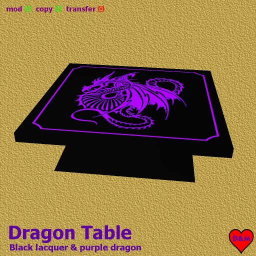 Purple Dragon Table