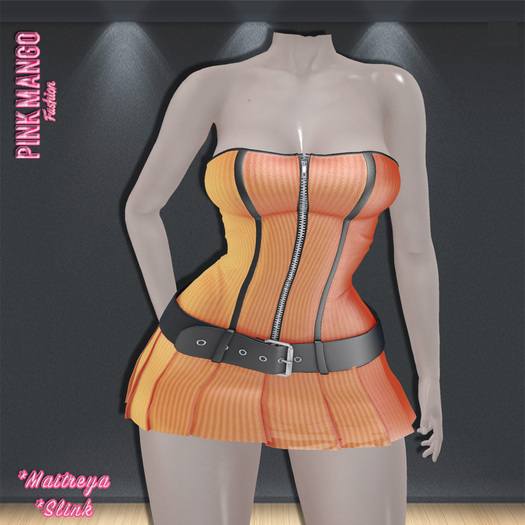 *Pink Mango* Gabriella Dress ORANGE