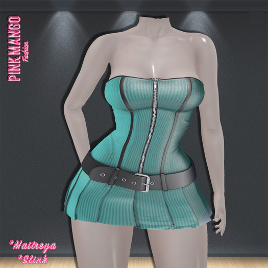 *Pink Mango* Gabriella Dress TEAL