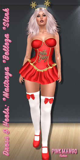 *Pink Mango* Santa Baby Outfit