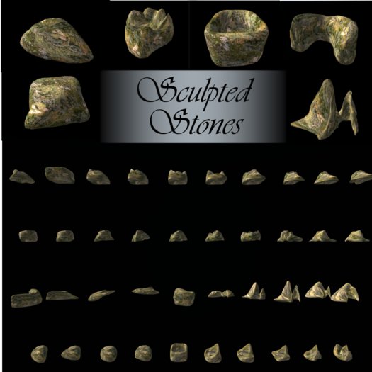 40 Sculpted Stones CM