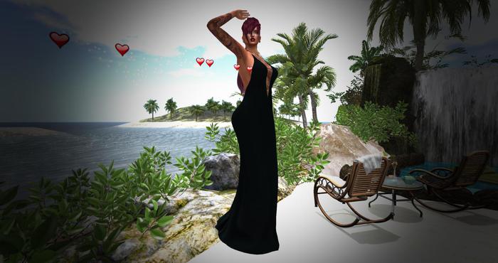 Elegant Black Evening Dress