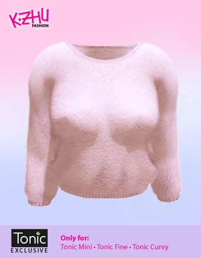 Fleecy Fluffy Sweater (Pink)