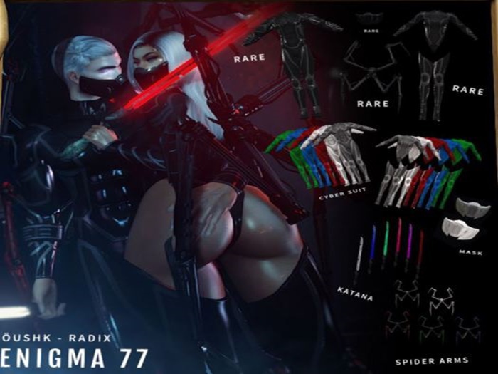 :oushk - Enigma 77 - Katana - Blue
