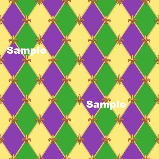Mardi Gras  Purple & Green Texture Seamless CMT