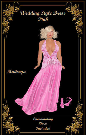 *MM* Wedding-style Dress/Shoes - Pink