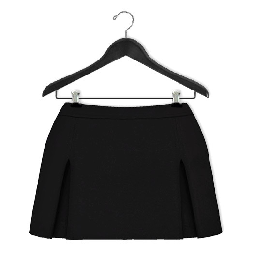 Mimikri - Montana Box Pleat Skirt black
