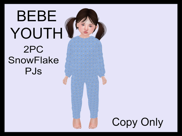 Steph-0-Bee's - SnowFlake PJs (Bebe Youth )