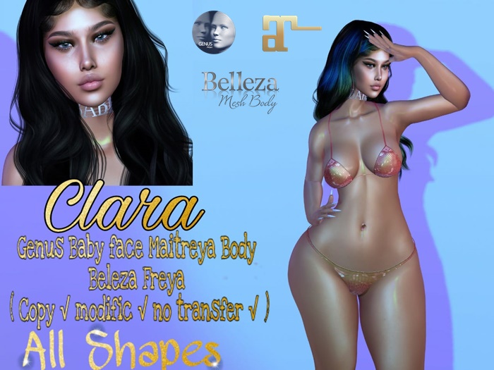 Shape [All Shapes] Clara  Genus BF /  Maitreya / Beleza Freya