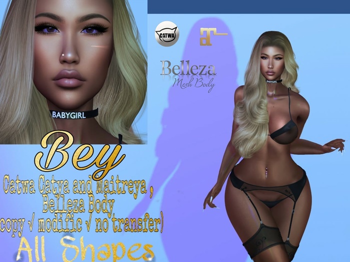 Shape [All Shapes]  Bey Catya, BF / Maitreya Lara