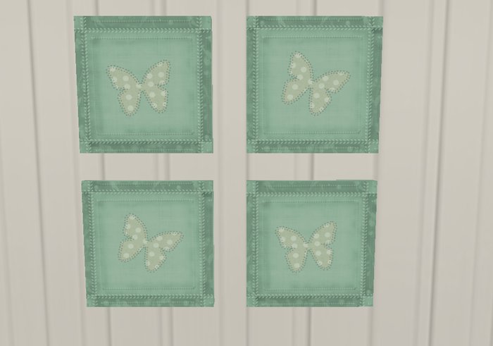 Green Patchwork Canvas