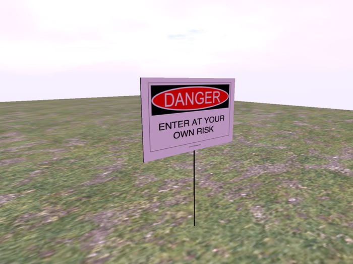 Danger sign