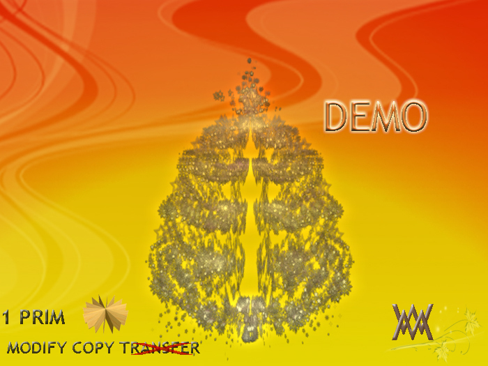 Christmas Tree Gold glitter by Wild Motley DEMO