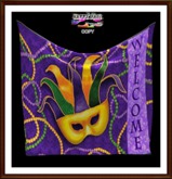 Mardi Gras - Wall Hanging 2