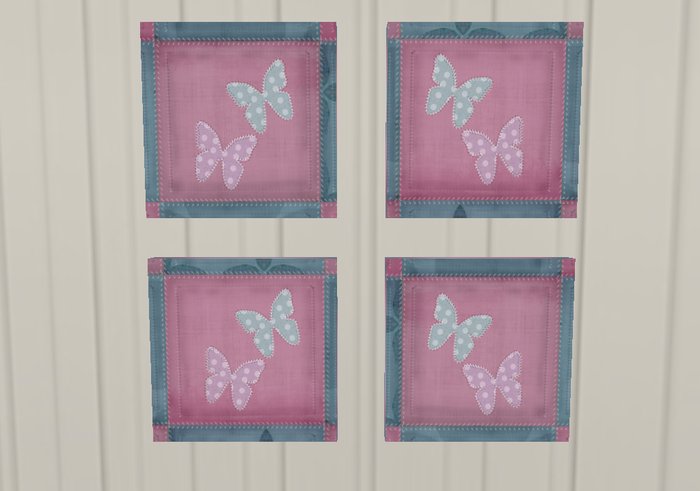 Purple Patchwork Canvas