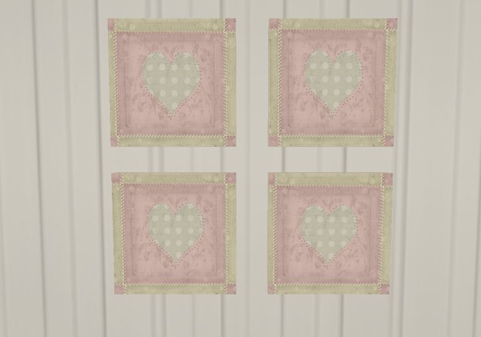 Yellow / Pink Patchwork Canvas