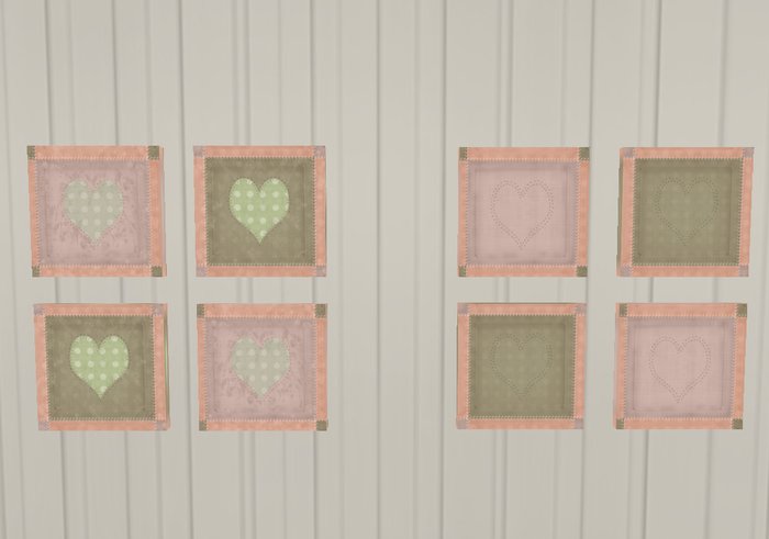 Special Pink Patchwork Canvas