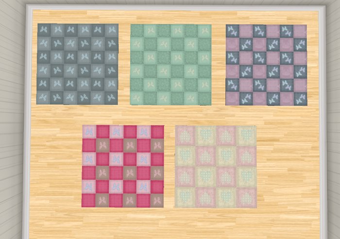 Patchwork Rugs (Set of 5)