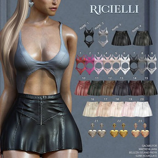 8 Ricielli - Bodysuit (Lara) Medium Gray