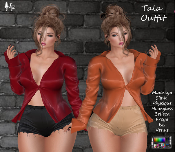 *LF*  DEMO_Tala Leather Outfit/Universal_HUD