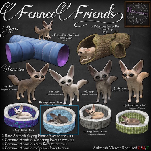 12. *HEXtraordinary* Sleepy Fennec - Silver