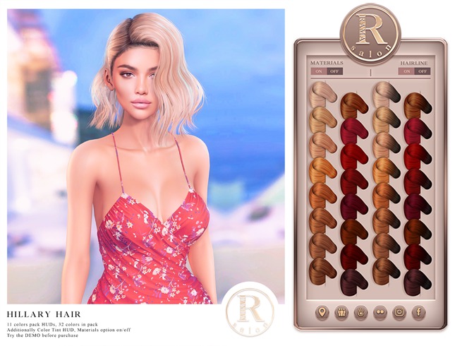 RAMA.SALON - Hillary Hair 'Gingers Colorant'