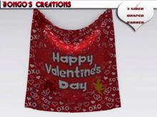 BMC413 - HAPPY VALENTINE'S DAY BANNER.