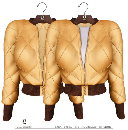 Giz Seorn - Nixie Puffer Jacket [Gold]