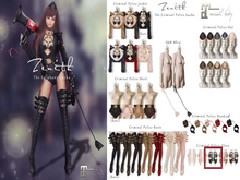 =Zenith=Criminal Police Gloves (Black) -Maitreya