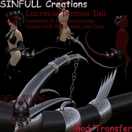 Sinfull Lucrecia Demon Tail Boxed