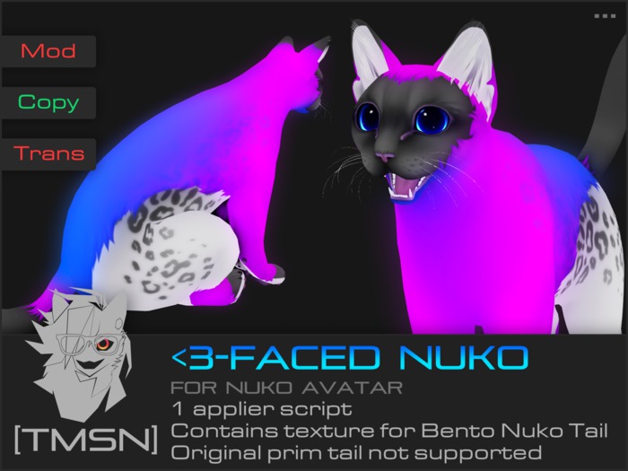 [TMSN] <3-Faced Nuko - Purple