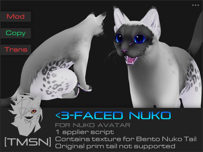[TMSN] <3-Faced Nuko - Gray