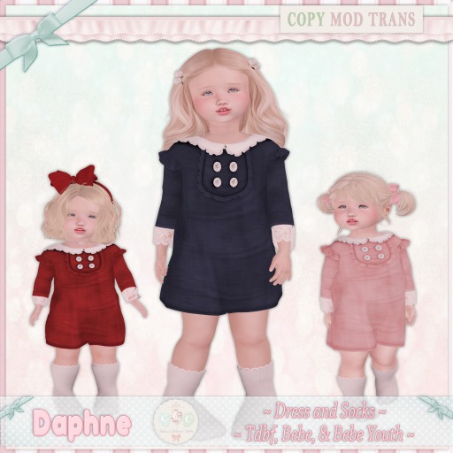 CCC Daphne Dresses & Socks  Navy TDBF- Bebe - BY {Add me}