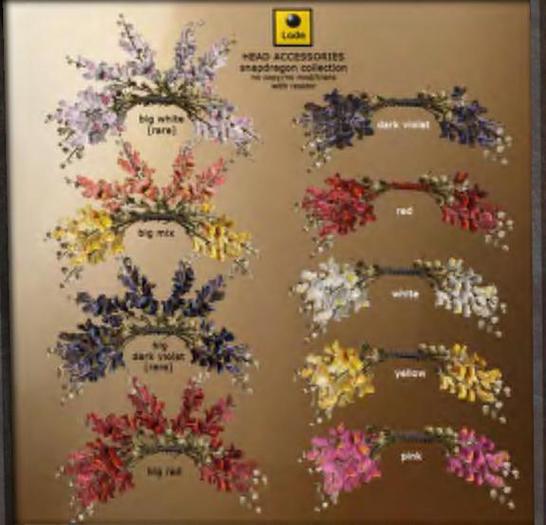 *LODE* Head Accessory - Snapdragon [white]
