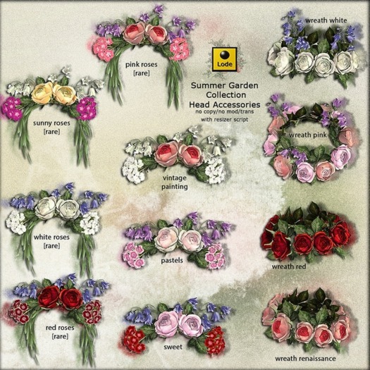 *LODE* Head Accessory - Summer Garden [sweet]