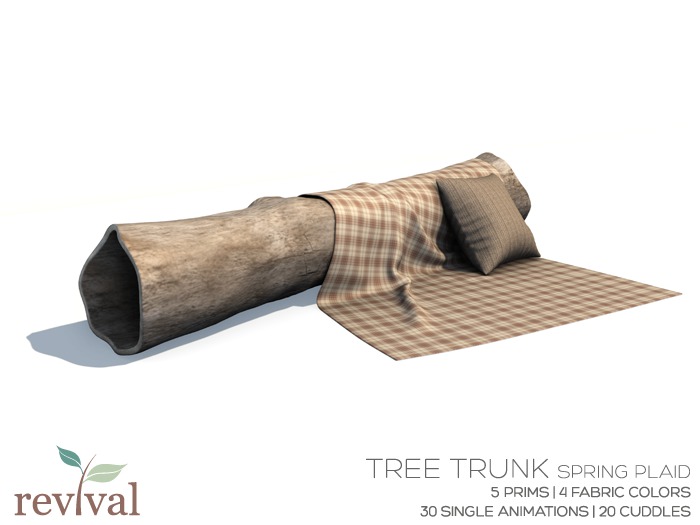 .:revival:. tree trunk spring plaid