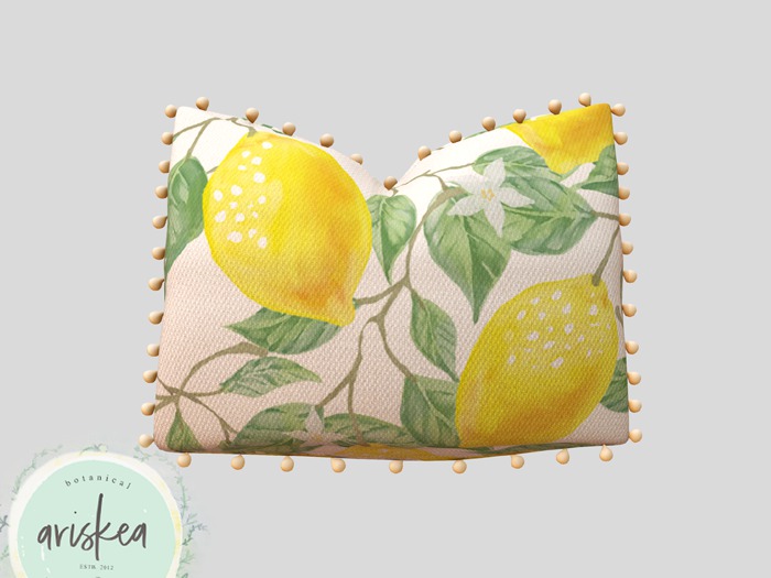 Ariskea[Dolce] Pompom Pillow  [Citrus]