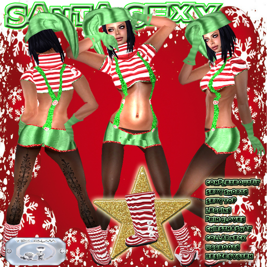 ---> T&S GLaMouR <--- Santa Sexy Outfit ---> PROMOTION - DISCOUNT - ONLY 10L