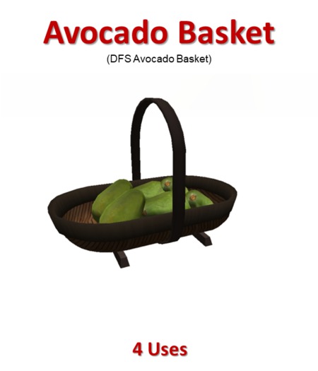 DFS Avocado Basket (DFS - Texture Only)