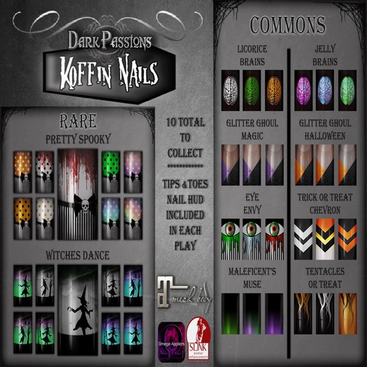 DP - Koffin Nails - Nail HUDS - Eye Envy (Boxed)