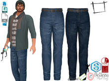 Dae Obj FBX Men's Straight Cut Jeans Slink Male, Belleza Jake, Signature Gianni, Onupup, Gamit, Adin