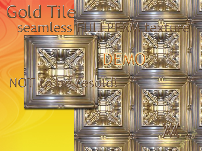 Texture Gold Tile by Wild Motley DEMO