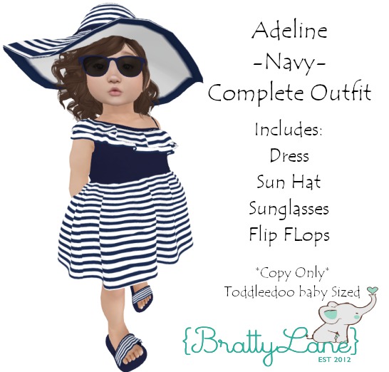{BL}Adeline Complete Outfit-Navy(Boxed)