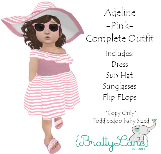 {BL}Adeline Complete Outfit-Pink(Boxed)