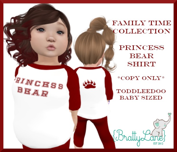{BL}FTC-TDB Princess Bear Shirt(Boxed)