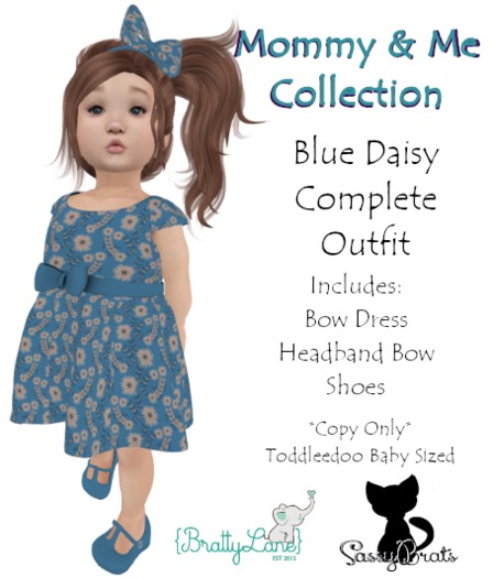 {BL}Blue Daisy Complete Outfit(Boxed)