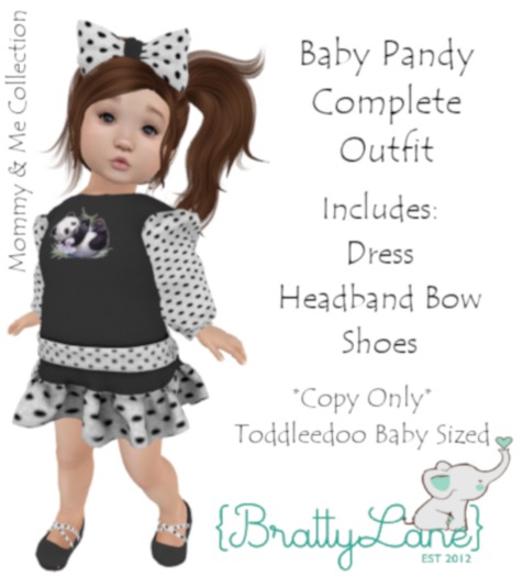 {BL}Baby Pandy Complete Outfit(Boxed)